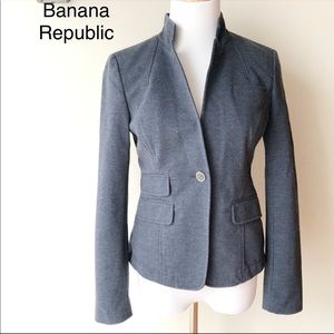 Banana Republic stretch blue grayish jacket